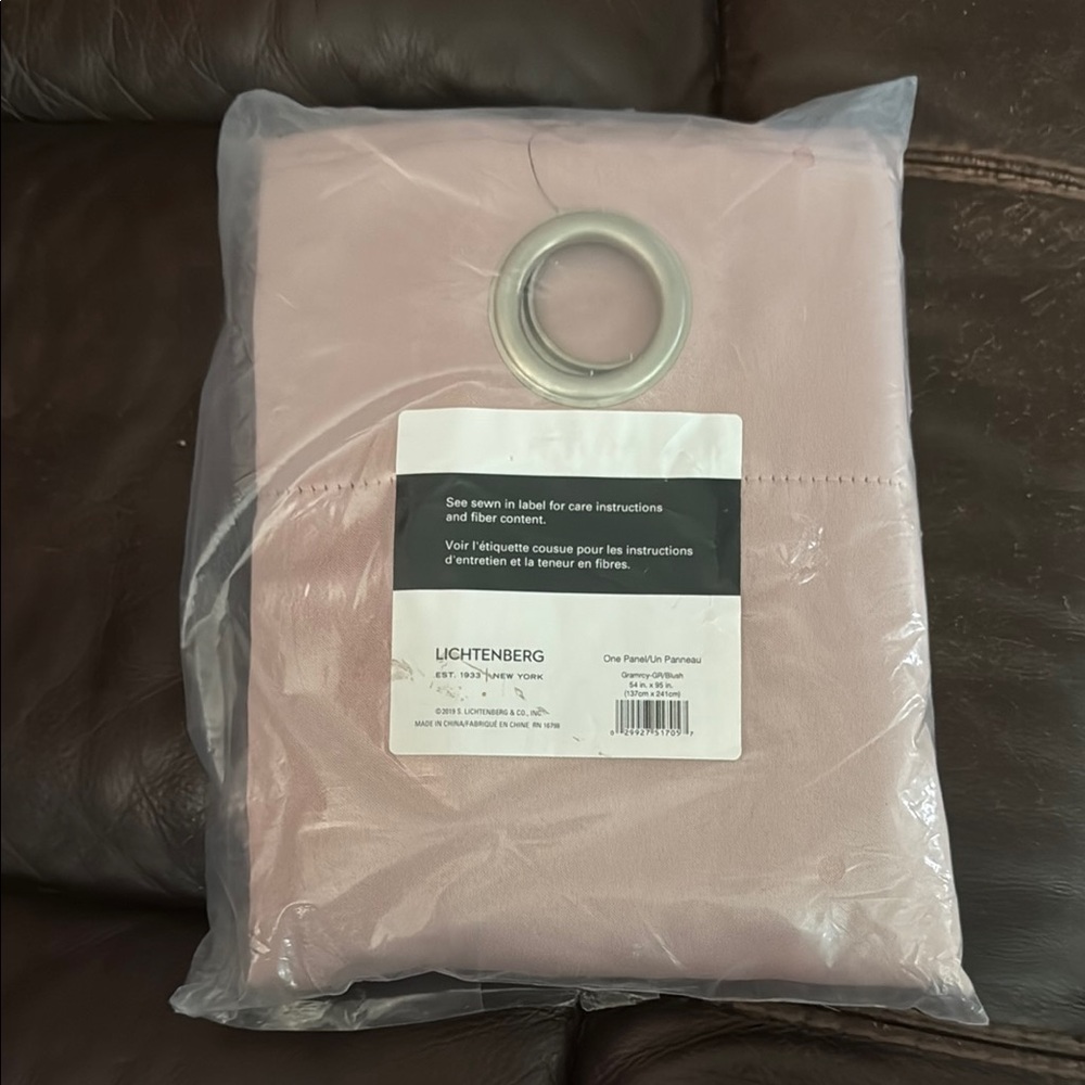 Lichtenberg Pink Curtain Panel set of 2